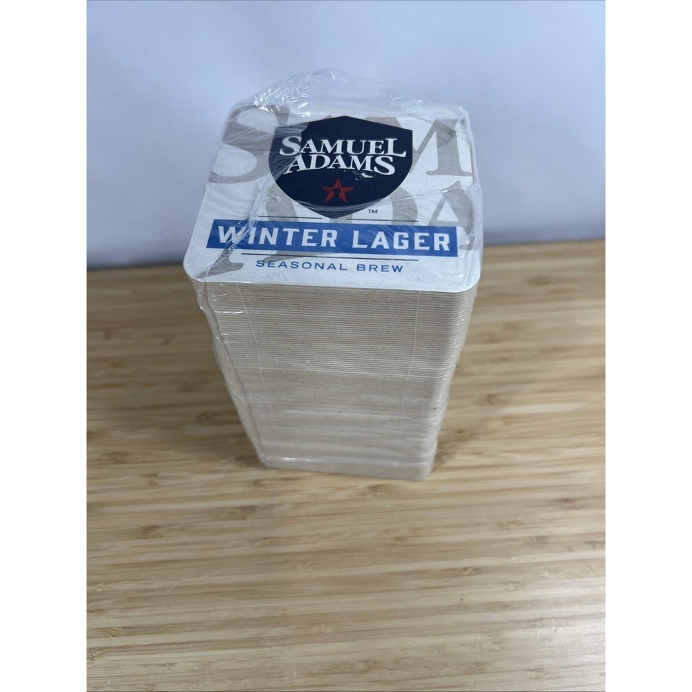 Sam Samuel‎ Adams Beer Coaster Bar Barware Full Sleeve 125 Pcs Boston Lager 2016
